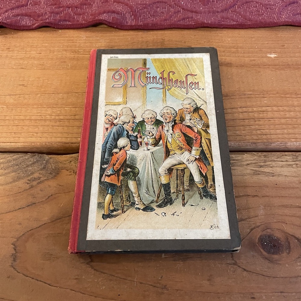 Antique Münchhausens Reisen und Abenteuer zu Wasser und zu Land German Book 1890
